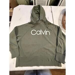 Calvin Klein Women's Size XLG Pullover Sweater Performance Green Long Sleeve